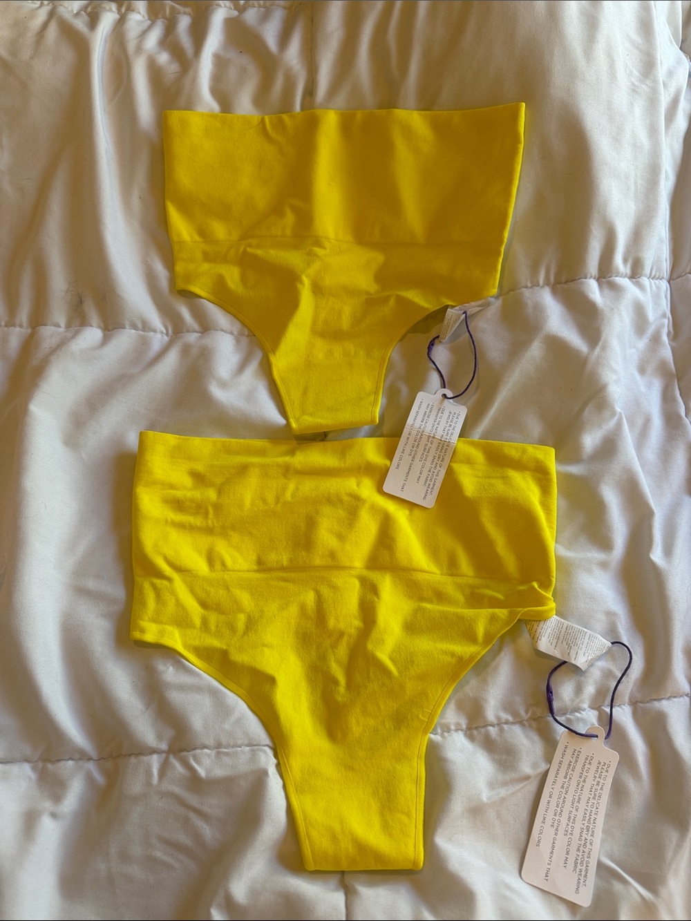 Yellow Women’s High-Waist Shape Wear 2 pack